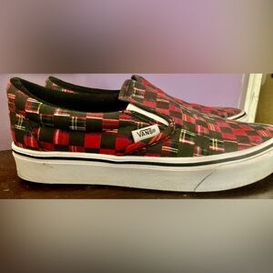Womens Vans Red/Black Skater Shoes Size 7 Brand New and Unworn